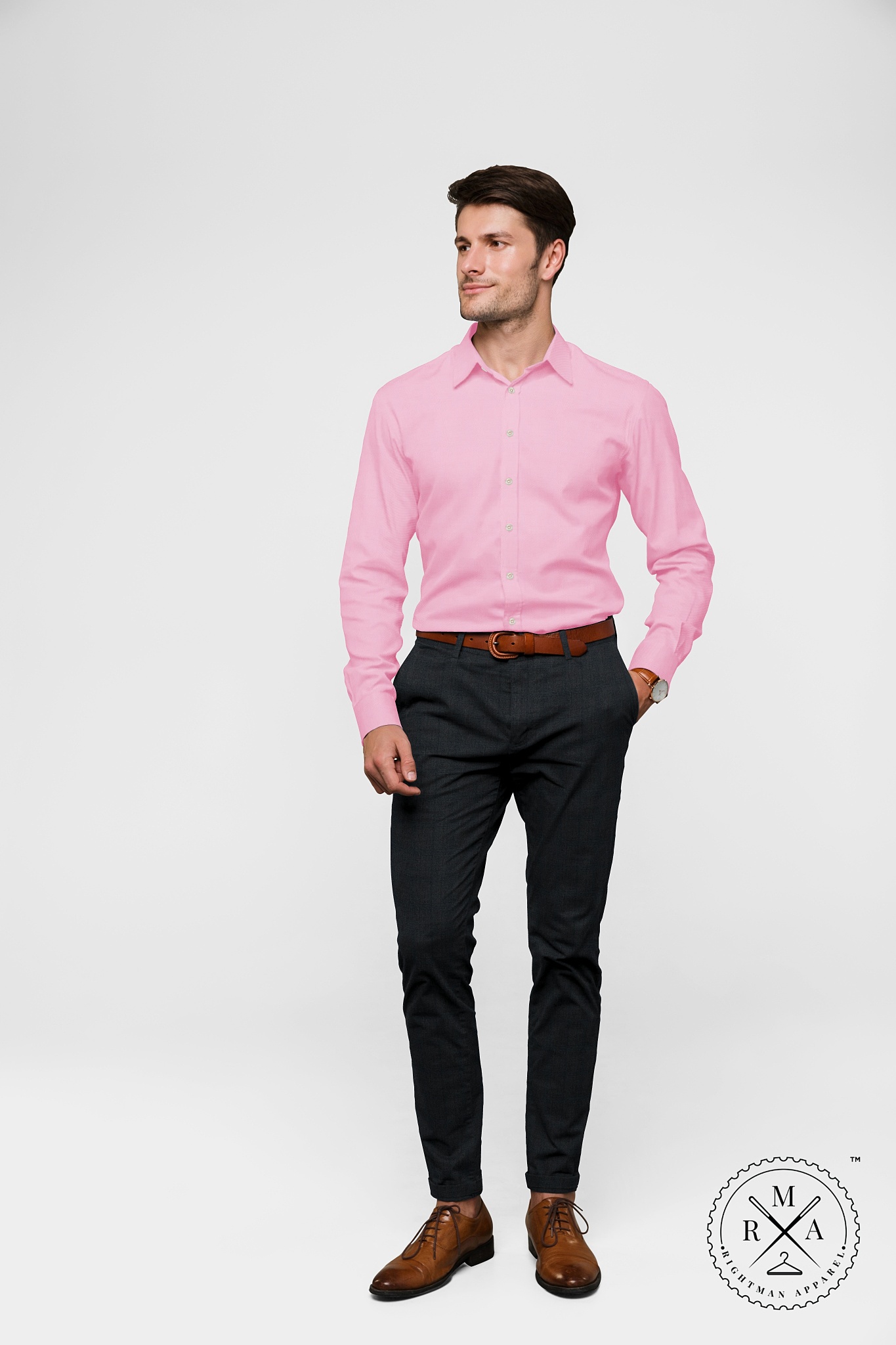 Light Pink Twill Shirt SH295
